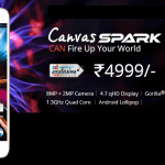 Micromax Canvas Spark a Feature Rich Android at Rs 4999