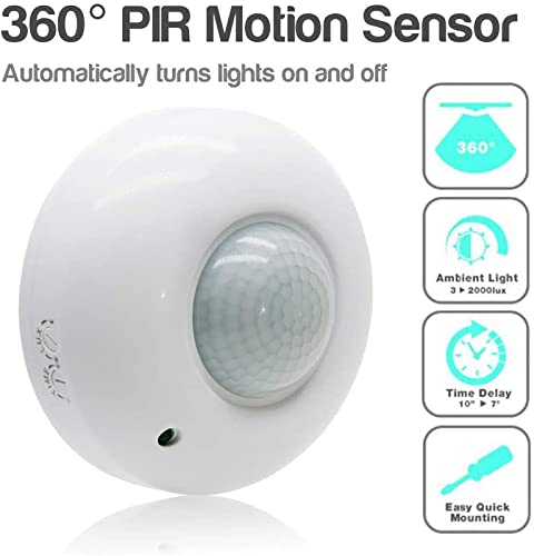 360 Degree PIR Motion Sensor Light Sensor